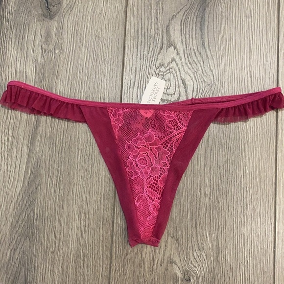 Victoria’s Secret red babydoll lingerie set small - Picture 10 of 15